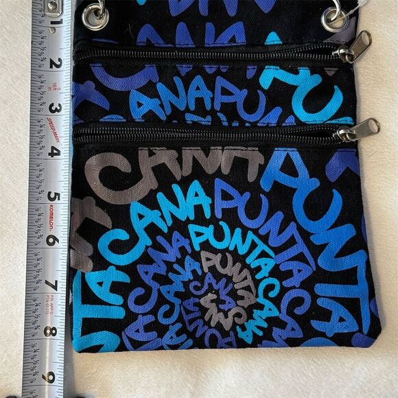 Robin Ruth Punta Cana Crossbody Bag Multicolor Unisex Adjustable Strap - Picture 5 of 6